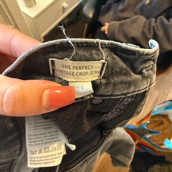 Madewell Gray Ankle & Cropped Jeans - Picture 2 of 2